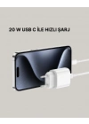 ® Yeni Nesil 20W USB-C Hızlı Şarj Cihazı iOS Tam Uyumlu