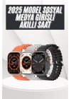 ® Yeni Nesil Akıllı Saat Uyku ve Sağlık Takibi Titeşimli Sesli Arama Mesaj ve Bildirim Görme