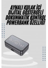® Yeni Nesil Kablosuz Kulaklık Aynalı Powerbank Özellikli Bluetooth Bağlantılı Dijital Göstergeli