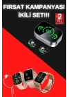 Yeni Nesil Kaliteli Akıllı Saat ve Kablosuz Bluetooth Kulaklık  Yüksek Ses Kaliteli