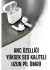 ® Yeni Nesil Pro Bluetooth Kulaklık Uzun Pil Ömrü Beyaz