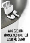 ® Yeni Nesil Pro Bluetooth Kulaklık Uzun Pil Ömrü Beyaz