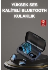 ® Yeni Nesil TWS Kablosuz Kulaklık Güçlü Batarya Yüksek Kalite Bluetooth 5.0 ANC Özelliği