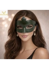 Yeşil Gizemli Masquerade Maskesi