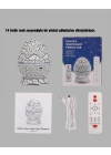 ® Yıldızlı Gökyüzü Dinozor Yumurta Projektör –  Ayarlanabilir Parlaklık ve Hız