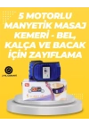 ® Titreşimli Masaj Kemeri 20 Mıknatıs 5 Motorlu