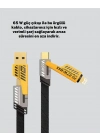 ® Yüksek Hızlı 65W Güç Çıkışlı Çoklu Cihaz Uyumlu Şarj Kablosu