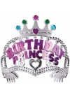 Birthday Prenses Yazılı Çocuk Parti Tacı