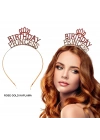 Birthday Princess Kristal Taç – Rose Gold Kaplama