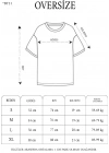 Bisiklet Yaka Baskılı Oversize T-Shirt - Siyah -