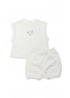 Bistyle 2li Takım Şortlu Morning Sun 14146 Ekru