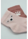 Bistyle Bear Penye Soket Çorap 2Li BS10116 Pembe