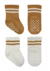 Bistyle Çemberli Kaymaz Soket Çorap 2Li BS10125 Ekru Hardal