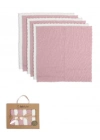 Bistyle Colours Kutulu 6lı Penye Mendil 20x20 90161 Ekru Gül Kurusu