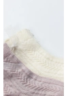 Bistyle Fiyonklu Penye Soket Çorap 2li 10149 Lila