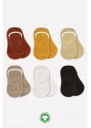 Bistyle Mix Babet Çorap 6Lı BS30101M Toprak