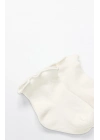 Bistyle Overlok Style Penye Soket Çorap 2li 10153 Ekru