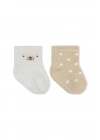 Bistyle So Bear Penye Soket Çorap 2li 10142 Ekru Bej