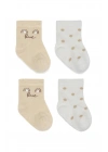 Bistyle So Bear Penye Soket Çorap 2li 10142 Ekru Kahve
