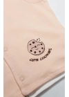 Bistyle Yelek Çift Taraflı Cookies Cute Happy 18112 Somon
