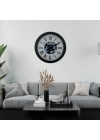 ® Black Atlas Series 60 Cm Çarklı Duvar Saati