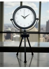 ® Black Classic Dekoratif Üç Ayaklı Masa Saati