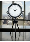 ® Black Classic Dekoratif Üç Ayaklı Masa Saati