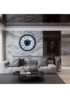 ® Black Majesty 60 Cm Çarklı Duvar Saati
