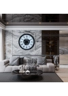 ® Black Majesty 60 Cm Çarklı Duvar Saati