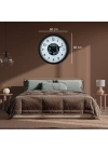 ® Black Motion 60 Cm Çarklı Duvar Saati
