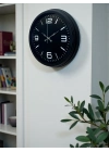 ® Black Royal Tasarım 40 cm Metal Duvar Saati