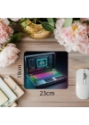 Blinking Cursor’lı Eski Bilgisayar Mouse Pad - 19x23 cm 2 mm Dikdörtgen İthal Baskılı Mouse Pad