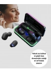 Bluetooth 5.1  Kulaklığı LED Ekranlı Powerbank Kulaklık