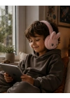 Bluetooth 5.3 Peluş Kulaklık Kablosuz Mikrofonlu TF Kart Girişli Model
