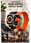 Bluetooth Bağlantılı 49MM Dokunmatik Akıllı Saat Sağlık ve Spor Takip Özellikli
