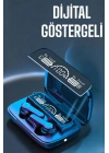 Bluetooth Kulaklık Dijital Göstergeli Kablosuz Uzun Pil Ömrü