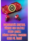 Bluetooth Kulaklık Stres Çarklı Döndürülebilir Uzun Şarj Süreli  Kulaklığı