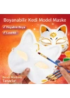 Boyanabilir Kedi Model Maske – Kendi Tasarımını Oluştur