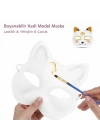 Boyanabilir Kedi Model Maske – Kendi Tasarımını Oluştur