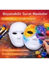 Boyanabilir Surat Model Maske – Lastikli | Kendin Tasarla
