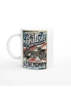 British Legendary Motorcycle Baskılı Kupa Bardak