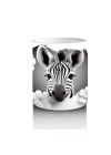 Bulutlar Arasında Sevimli Zebra – Baskılı Kahve Kupası