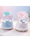 Büyük Boy Müzikli Romantik Çiftler Temalı Kar Küresi
