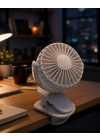 Çalışma Masası ve Yatak Başlığı İçin Klipsli Mini Fan