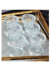 Cam Ayaklı Kase 6lı Kristal Görünüm Royaleks-69812