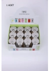 Cam Baharatlık Demir Kapaklı 1 Adet Royaleks-MTR-2203-06