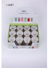 Cam Baharatlık Demir Kapaklı 1 Adet Royaleks-MTR-2203-06