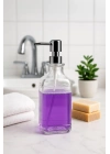 Cam Kare Sıvı Sabunluk 750 ml