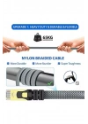 ® Cat 8 LAN Kablosu –Ethernet Kablosu Örgü Kaplama, Yüksek Hızlı  (15 METRE)