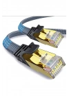 ® Cat 8 LAN Kablosu –Ethernet Kablosu Örgü Kaplama, Yüksek Hızlı (3 METRE)